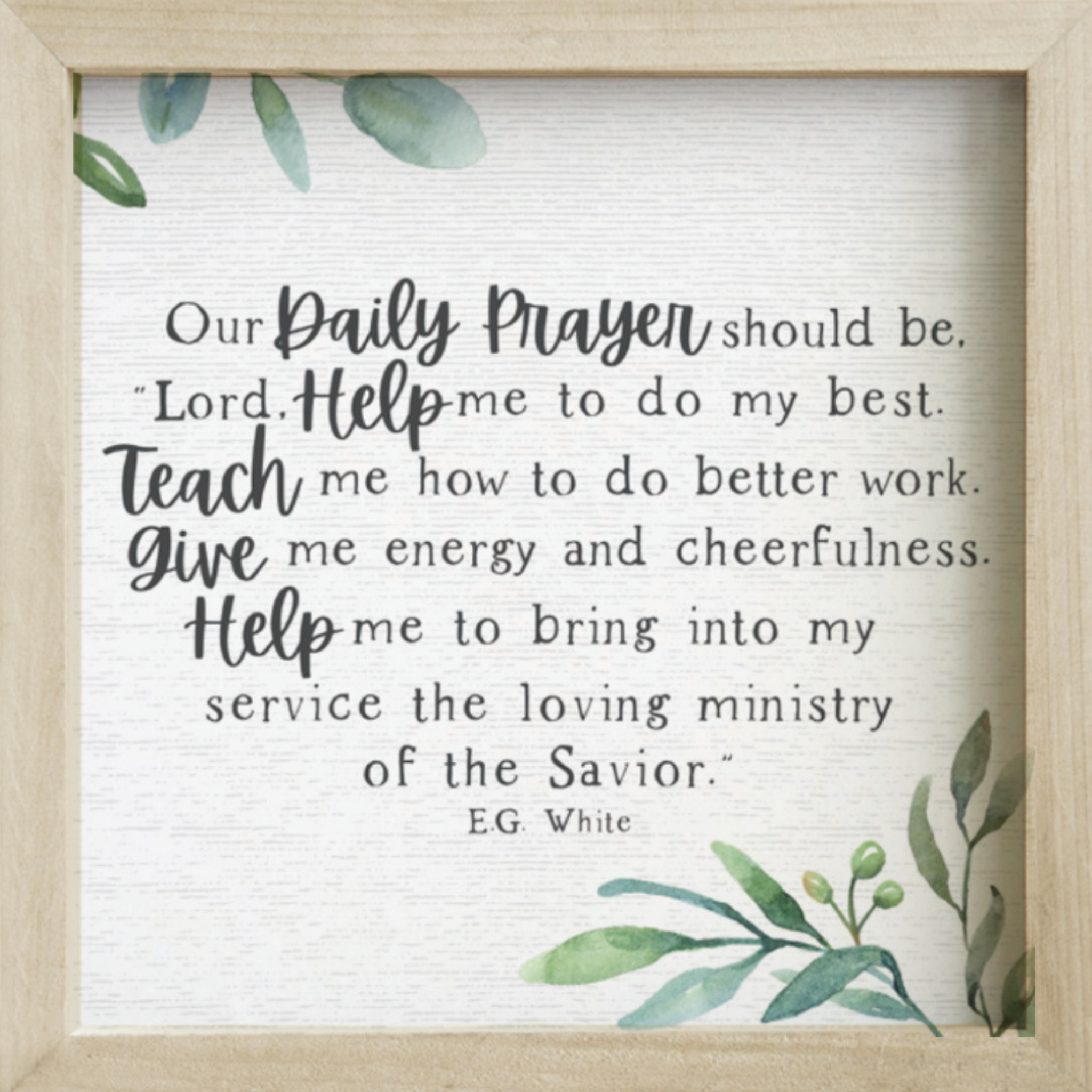 Daily Prayer