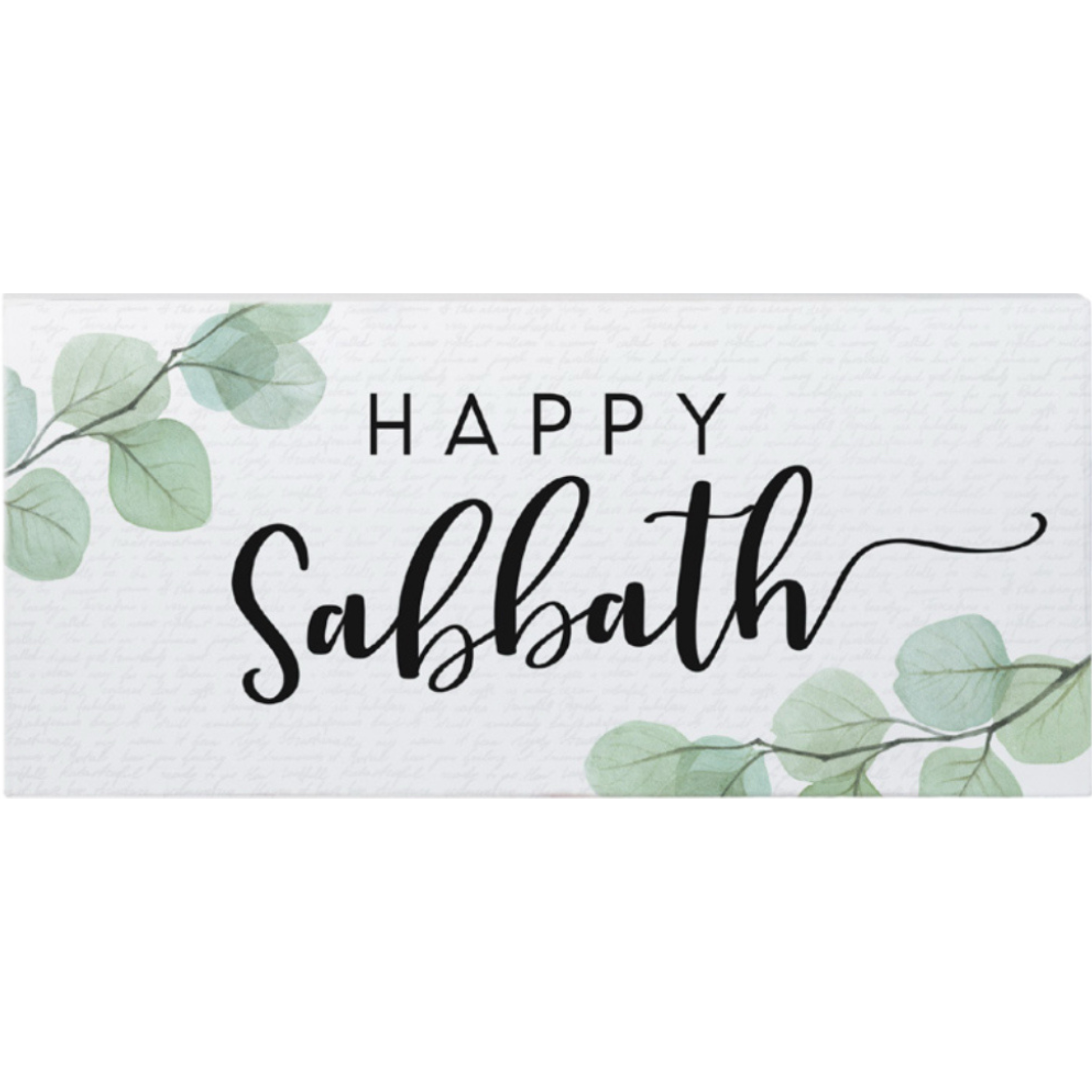 Happy Sabbath