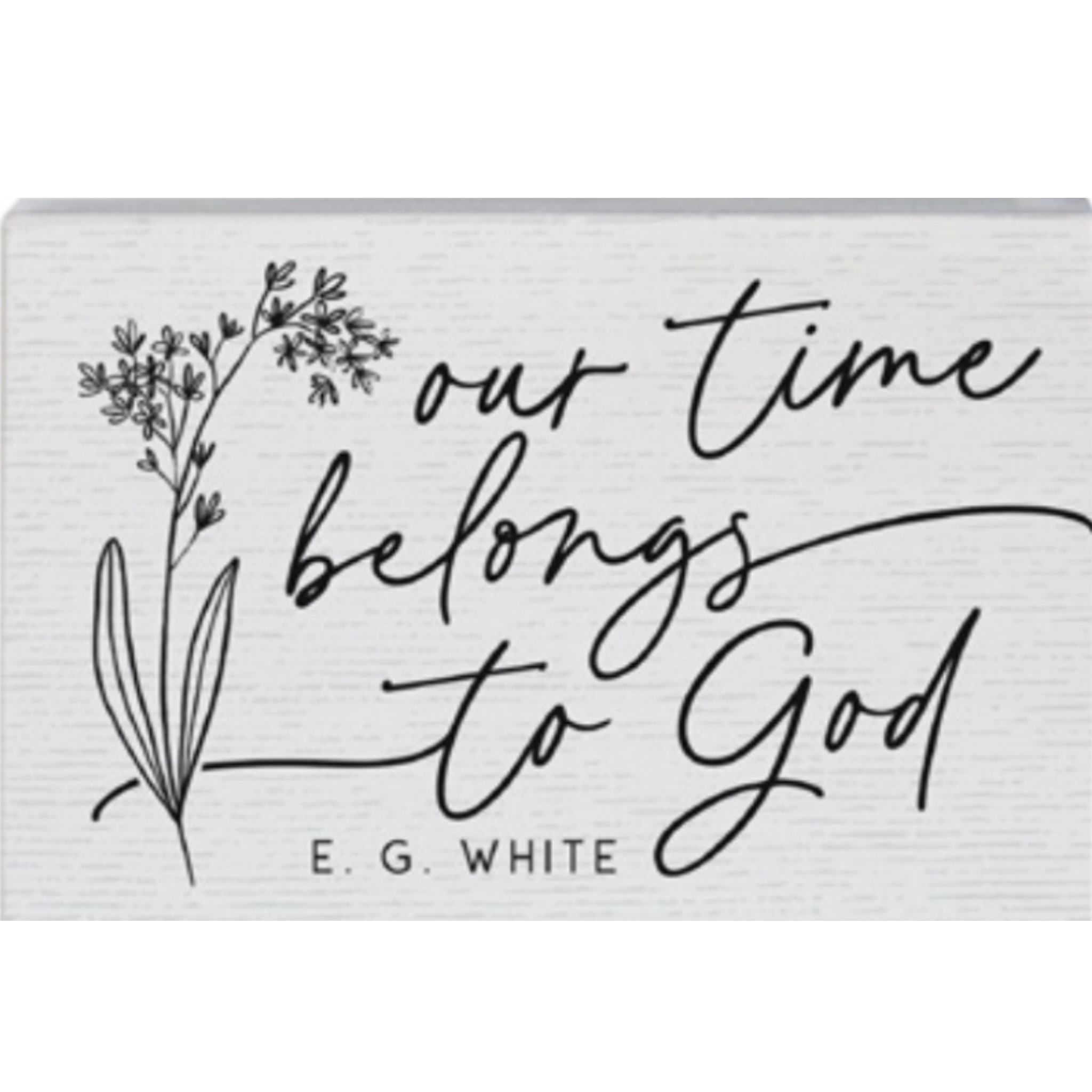 Our Time Belongs to God