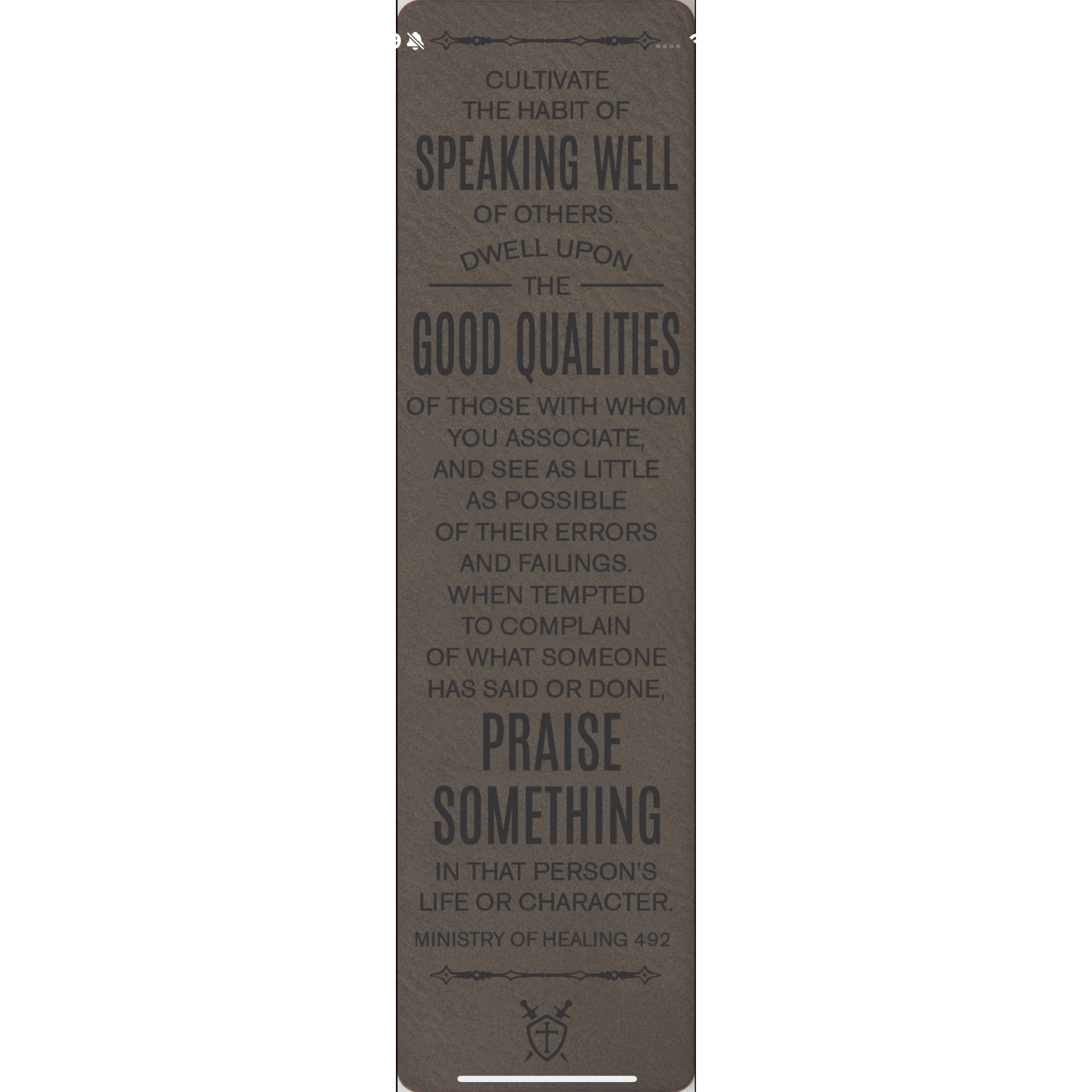 Cultivate Bookmark